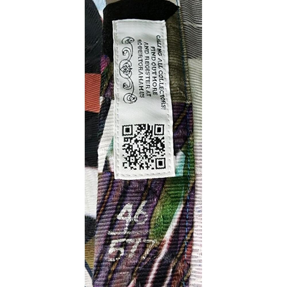Robert Graham Mens Size XL Begonia Limited Edition Floral Shirt NWT 46/577 - Picture 7 of 14